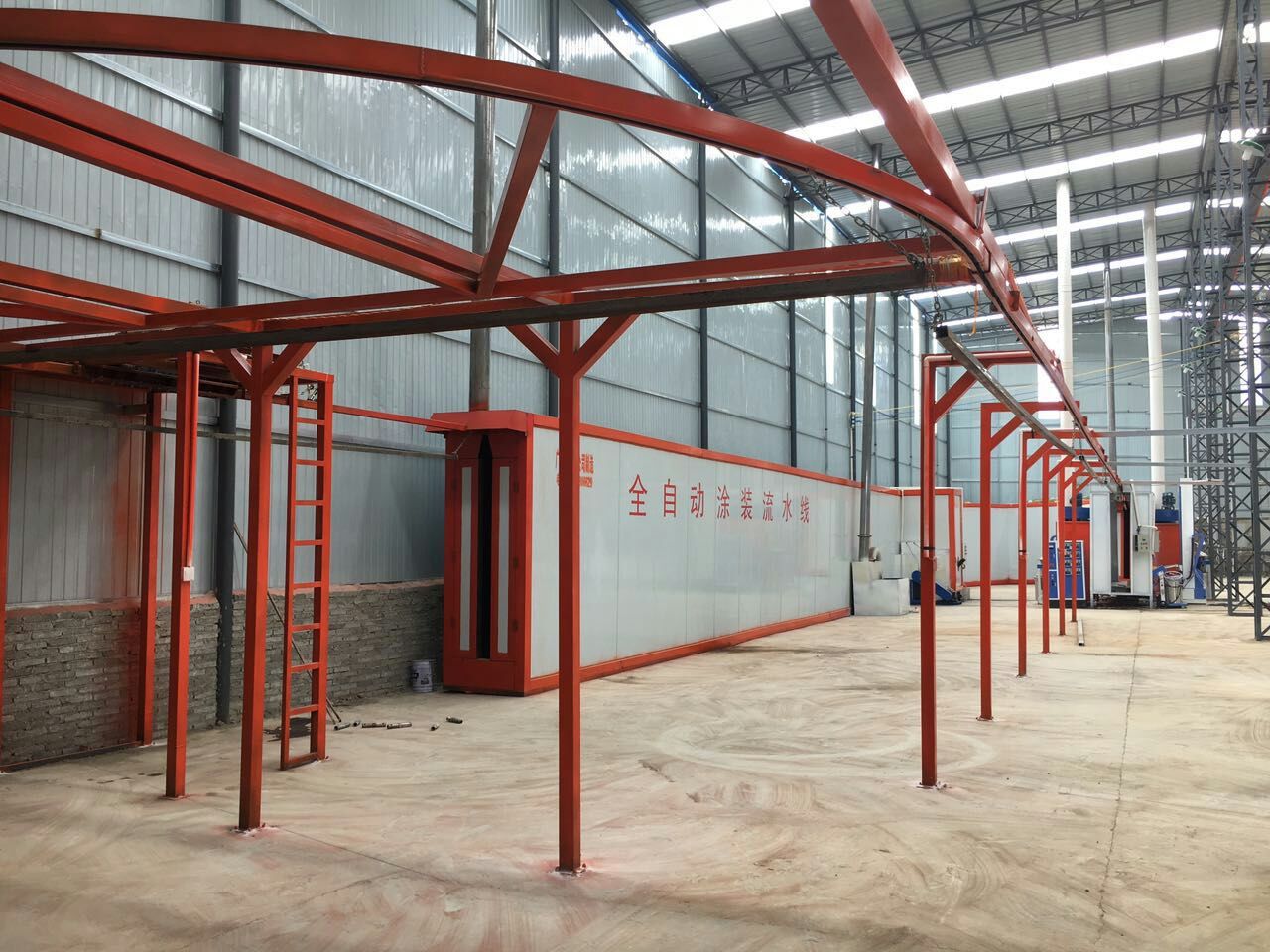 高溫烤漆房固化爐工業(yè)噴塑烤箱燃?xì)鉅t電加熱烘干房靜電噴涂設(shè)備