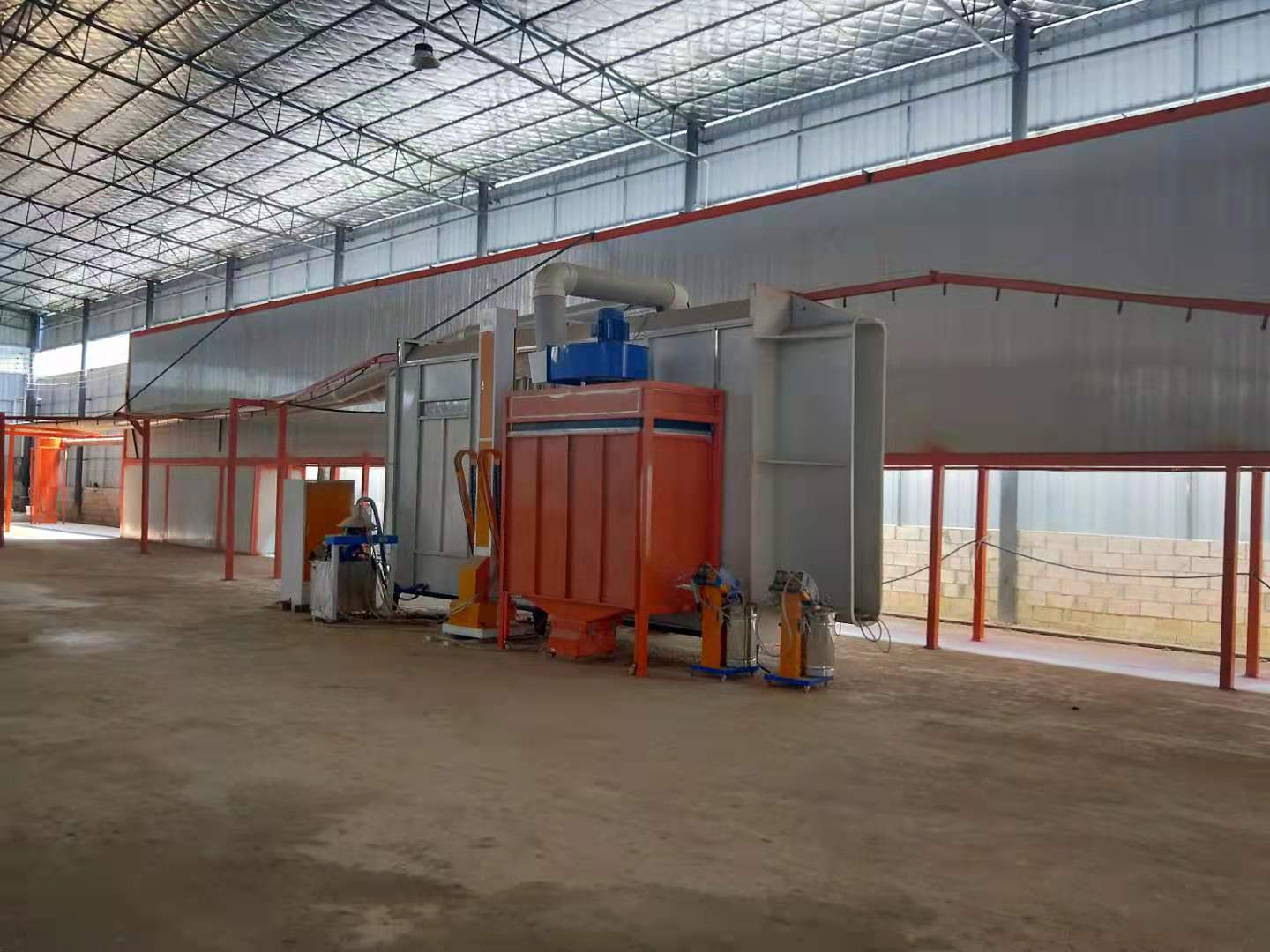 鑫葒蕾噴塑自動噴涂流水線 大型全自動涂裝生產線設備 上粉率高
