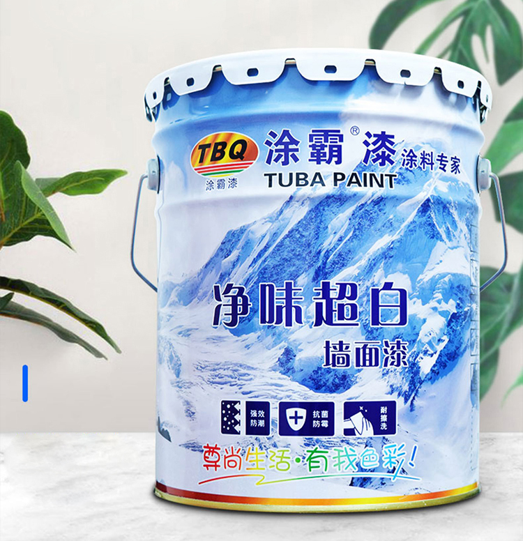 內(nèi)墻乳膠漆 涂霸墻漆室內(nèi)自刷 家用20kg墻面白色墻面涂料