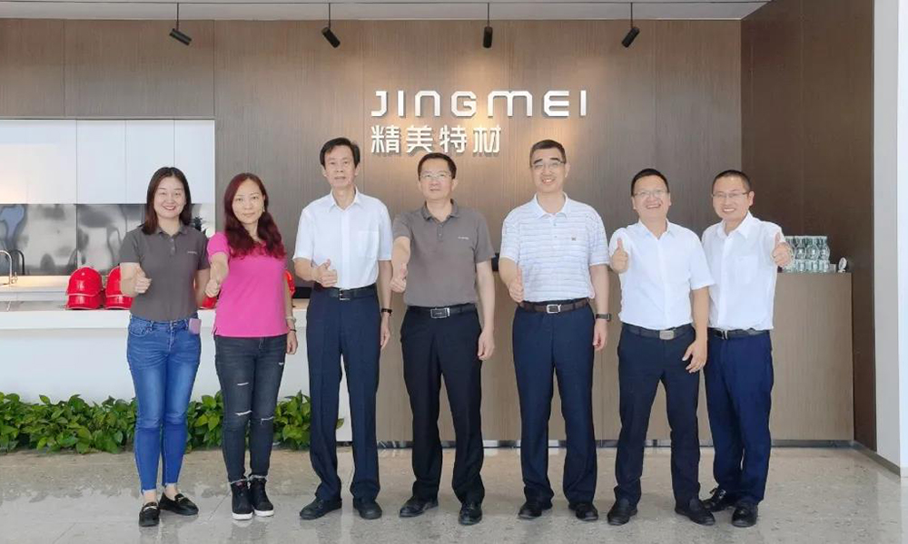廣東省汽車行業(yè)協(xié)會羅秘書長一行蒞臨精美特材考察指導(dǎo)