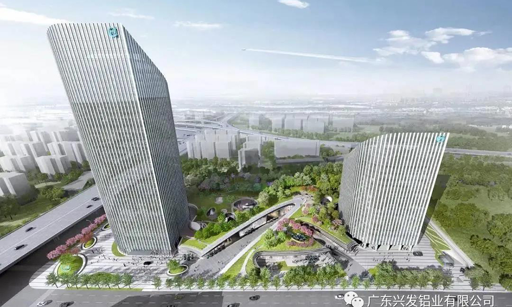 中國特種飛行器研發(fā)中心和城市公園地下航空展館使用興發(fā)鋁材