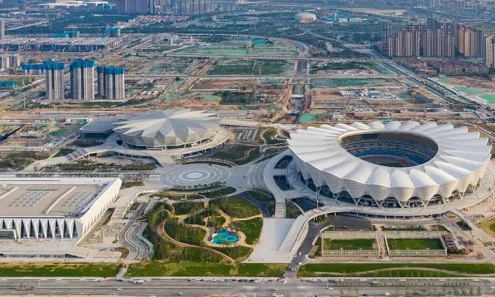 中國夢，共出彩丨寶塔山漆助力十四屆全運(yùn)會(huì)項(xiàng)目建設(shè)