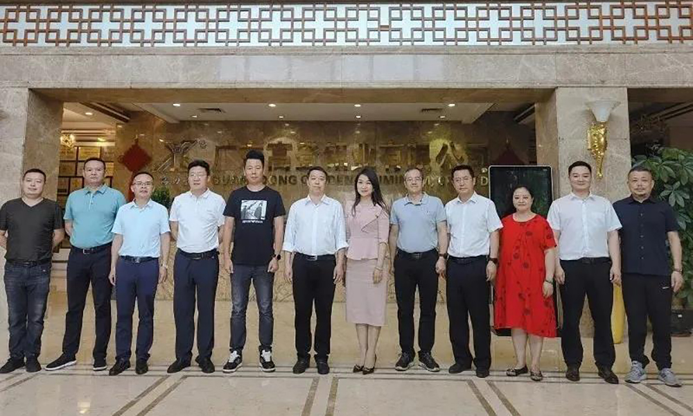 黔西南州人民政府領導一行考察高登鋁業(yè)
