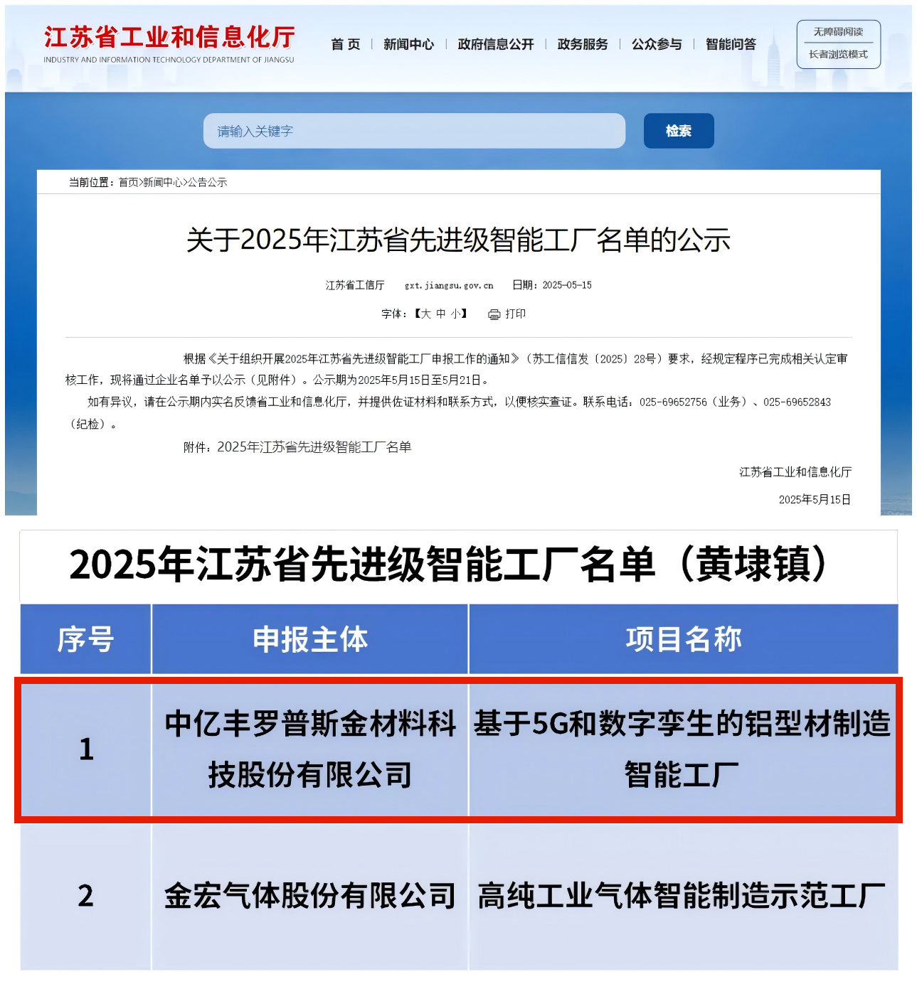 中億豐羅普斯金獲評(píng)江蘇省先進(jìn)級(jí)智能工廠