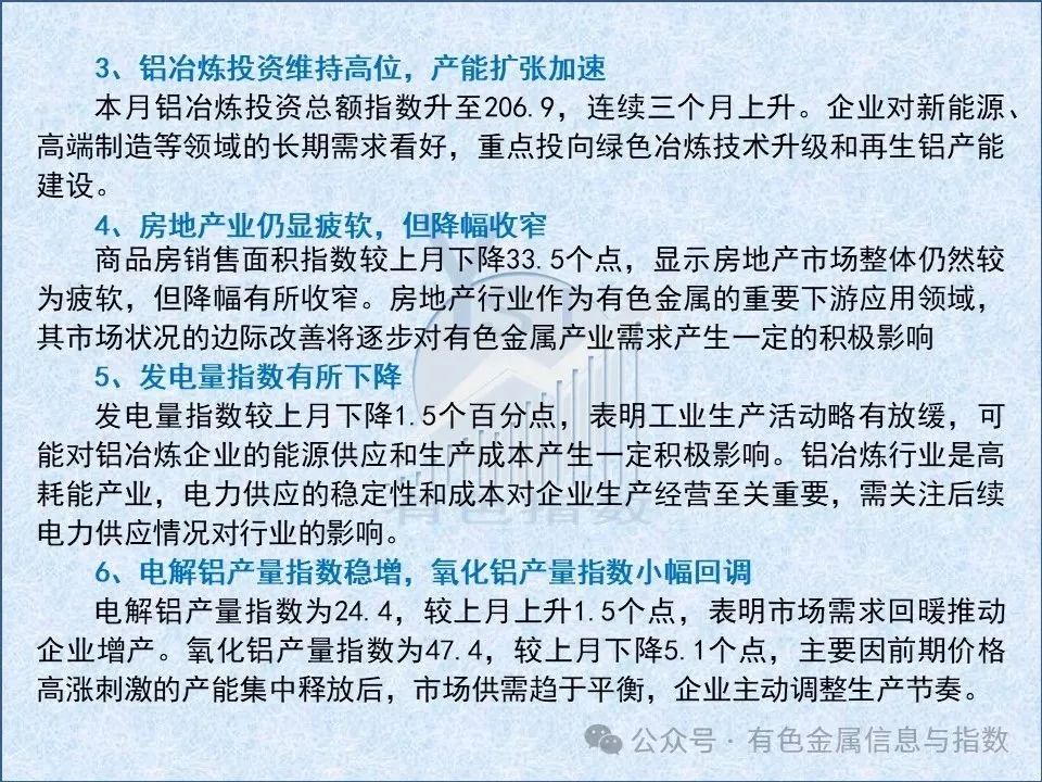 中國鋁冶煉產(chǎn)業(yè)月度景氣指數(shù)報告（2025年5月）