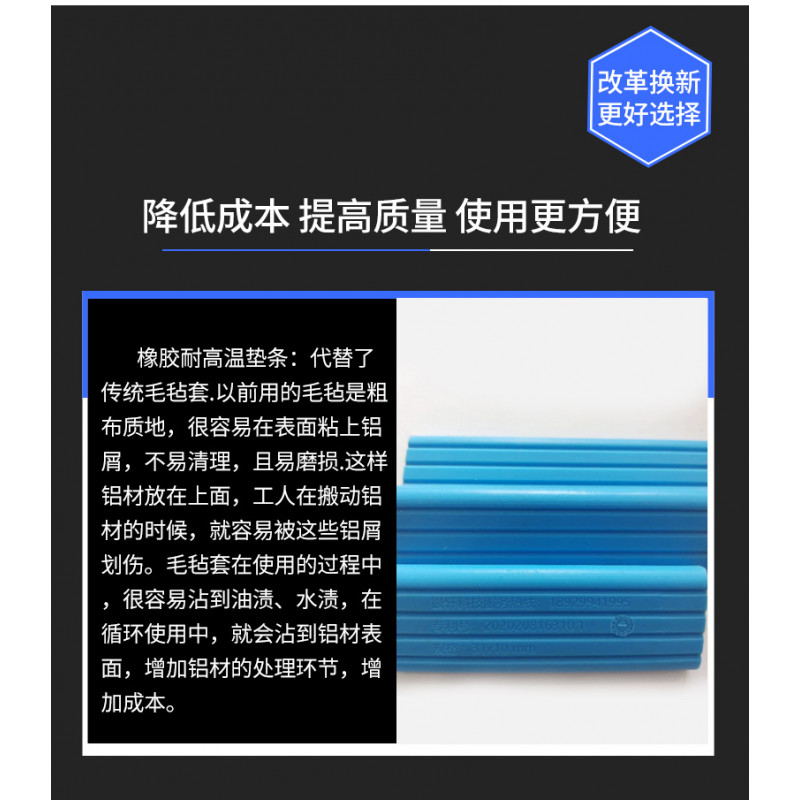 鋁材環(huán)保膠耐高溫墊條