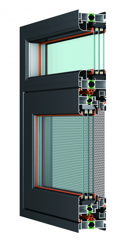 SN108系列框扇平齊內(nèi)平開(kāi)窗