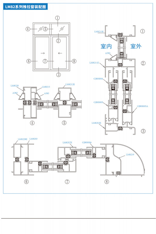 ·LM82系列推拉窗