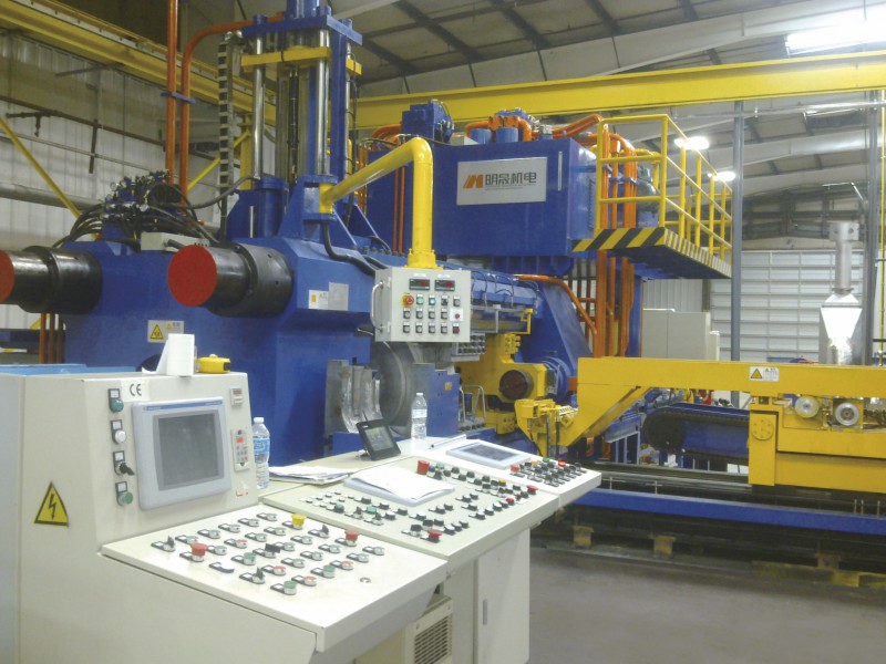 明晟2700MT（9寸）鋁型材擠壓機(jī)