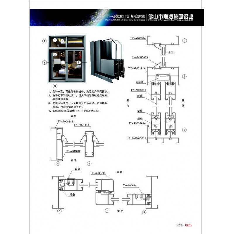 推拉窗系列