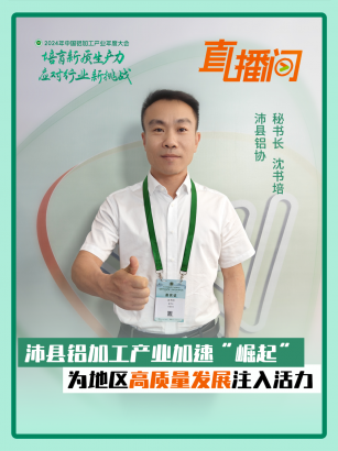 沛縣鋁協(xié)秘書長沈書培：沛縣鋁加工產(chǎn)業(yè)加速“崛起”，為地區(qū)高質(zhì)量發(fā)展注入活力！#2024年中國鋁加工產(chǎn)業(yè)年度大會