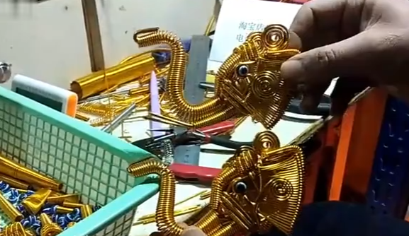 手工鋁絲大象頭